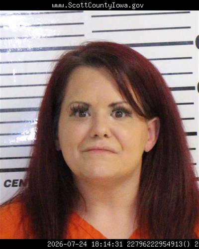 Booking photo of Jenna Moyers