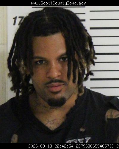 Booking photo of Malaki Shell