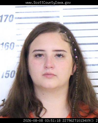 Booking photo of Isabella Davis