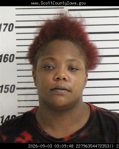 Booking photo of Justice Dunbar