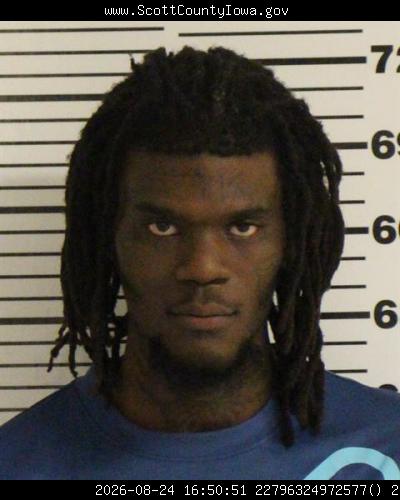 Booking photo of Javon Evans