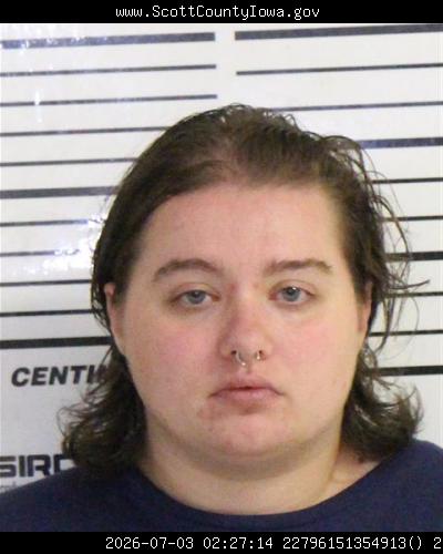 Booking photo of Hannah Ogles