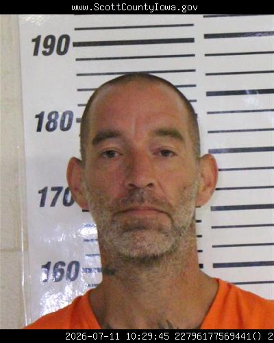 Booking photo of Brandon Baughman