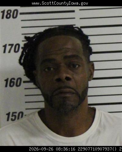 Booking photo of Darrell Morrow