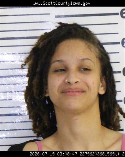 Booking photo of Nevaeh Watson