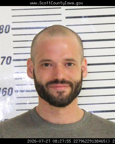 Booking photo of Brandon Beck