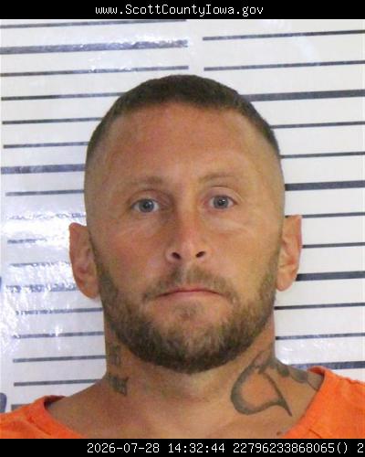 Booking photo of Kyler Brundage
