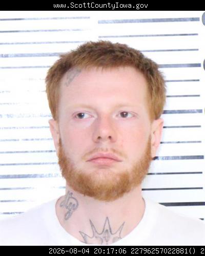 Booking photo of Wyatt Hunt