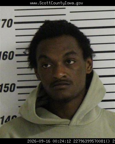 Booking photo of Isaiah Foster