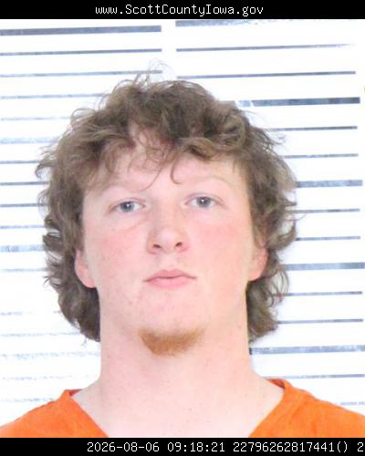 Booking photo of Tyler Roberts