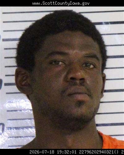Booking photo of Malik Thomas