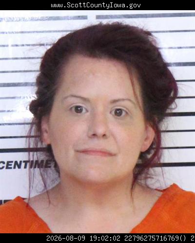 Booking photo of Jenna Moyers