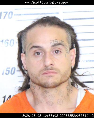 Booking photo of Evan Sager