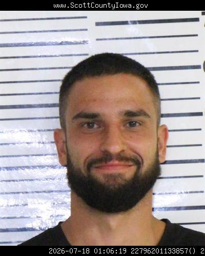 Booking photo of Adam Macksey