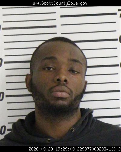 Booking photo of Desean Williams