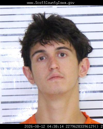 Booking photo of Caden Vanderpool