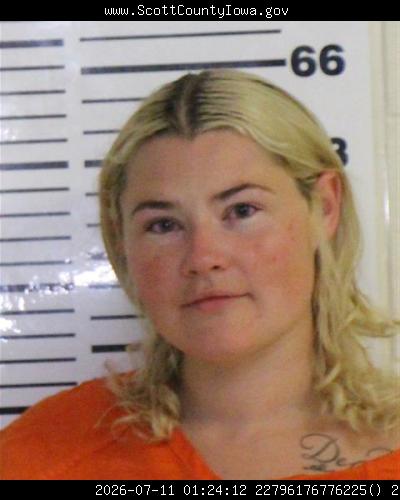 Booking photo of Miranda Anderson