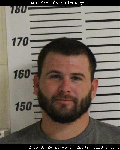Booking photo of Brandon Jensen