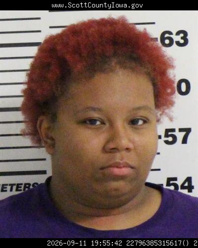 Booking photo of Shawndreya Mays
