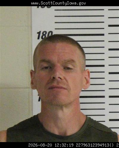 Booking photo of Mitchell Gahagan