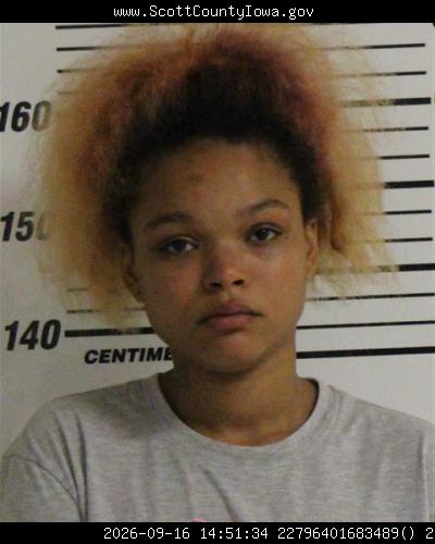Booking photo of Breonna Cahill