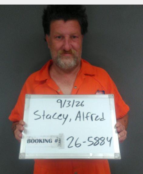 Booking photo of Alfred Stacey