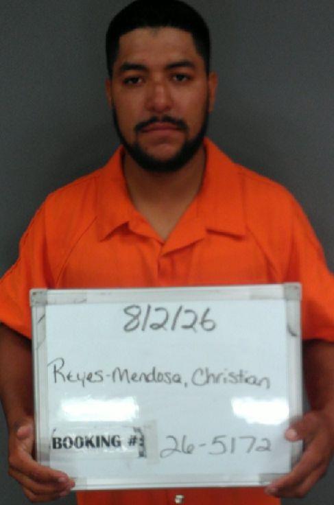 Booking photo of Christian Reyes-mendosa