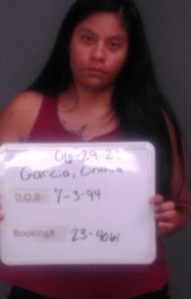 Booking photo of Cinthia Garcia