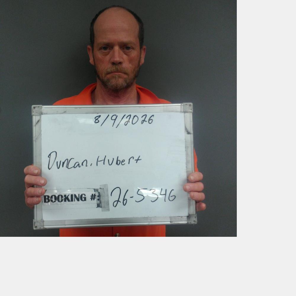 Booking photo of Hubert Duncan