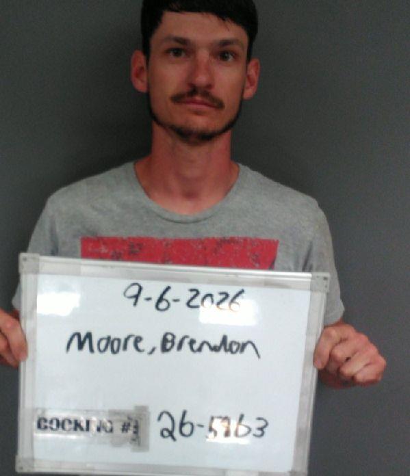 Booking photo of Brendon Moore