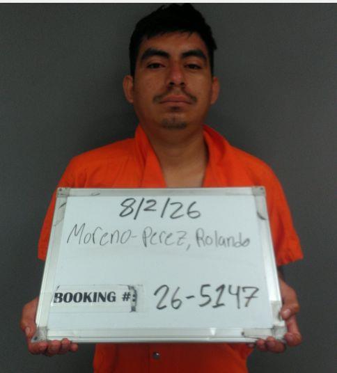 Booking photo of Rolando Moreno-perez