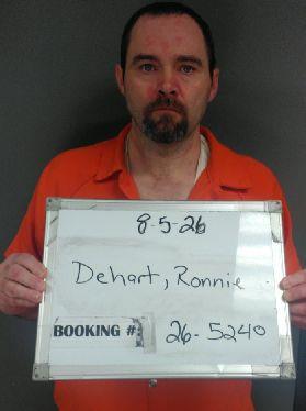 Booking photo of Ronnie Dehart