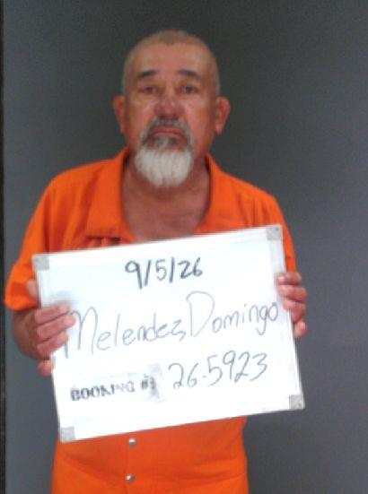 Booking photo of Domingo Melendez