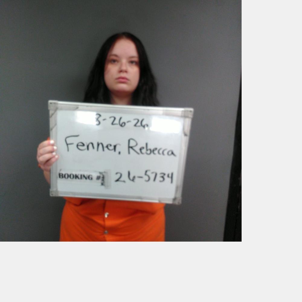 Booking photo of Rebecca Fenner