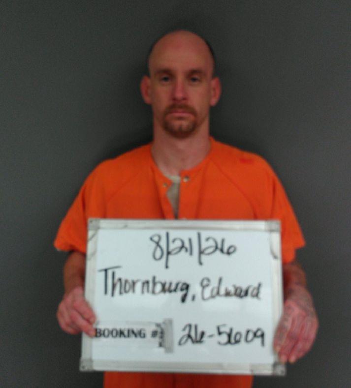 Booking photo of Edward Thornburg