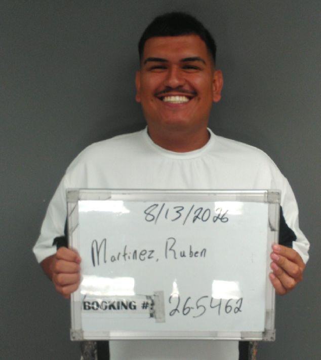 Booking photo of Ruben Martinez