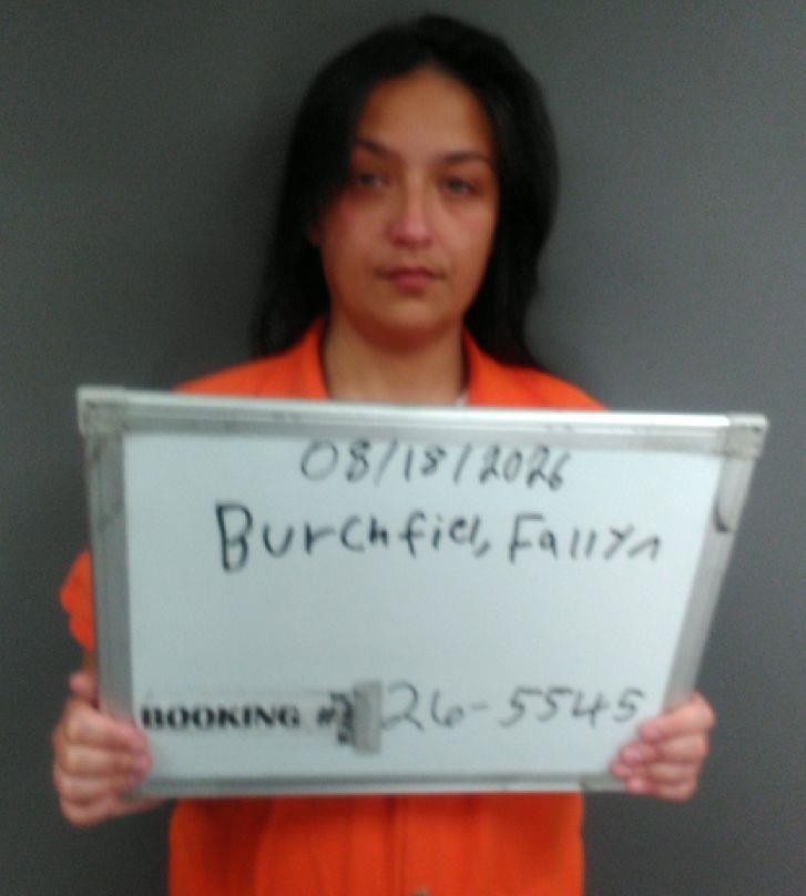 Booking photo of Fallyn Burchfiel
