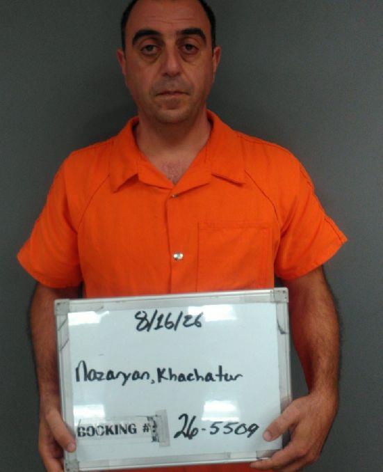 Booking photo of Khachatur Nazaryan