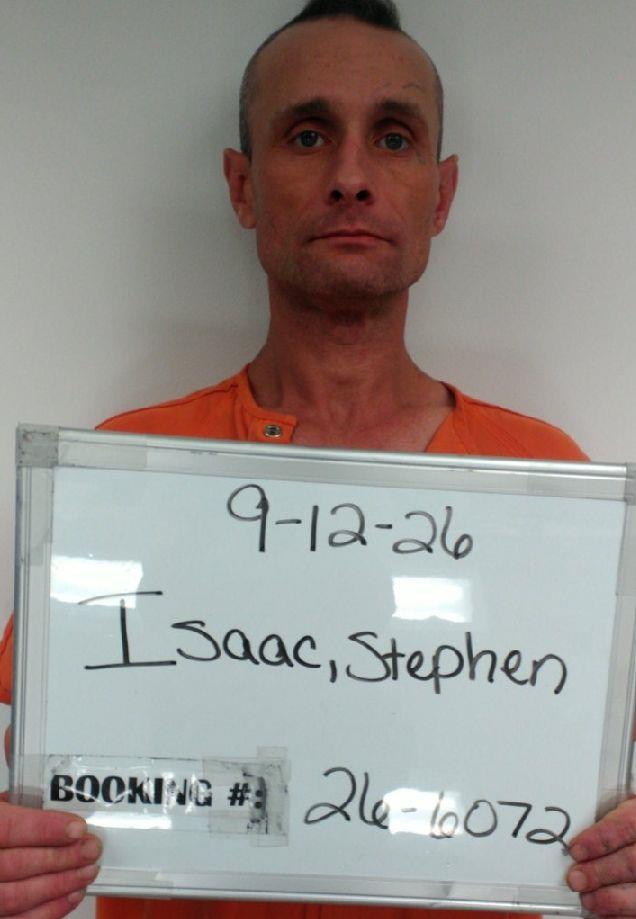 Booking photo of Stephen Isaac