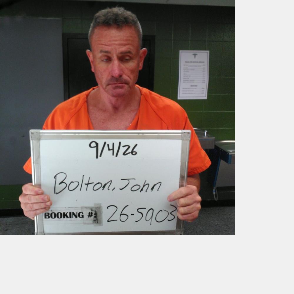 Booking photo of John Bolton