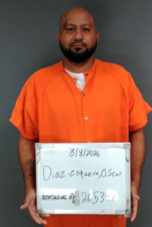 Booking photo of Oscar Diaz-zequeira