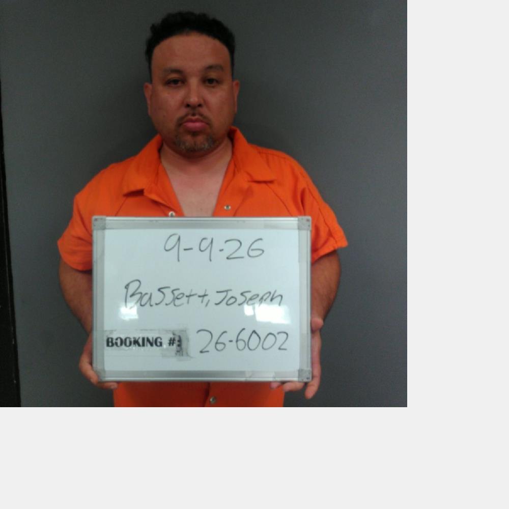 Booking photo of Joseph Bassett