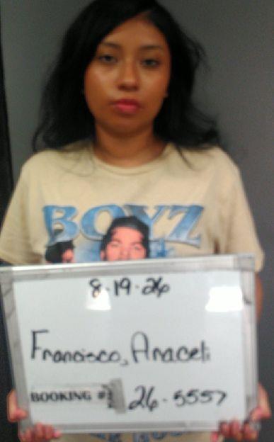 Booking photo of Araceli Francisco