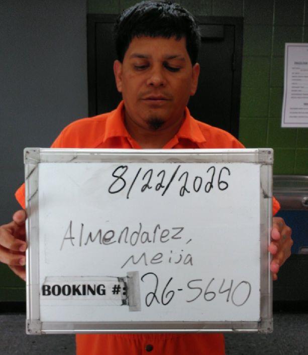 Booking photo of Gerson Almendarez-meija