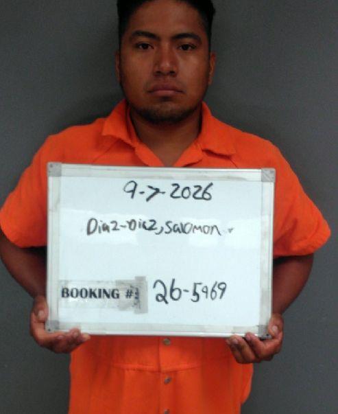 Booking photo of Salomon Diaz-diaz