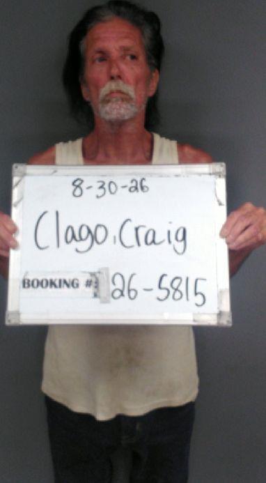 Booking photo of Craig Clago