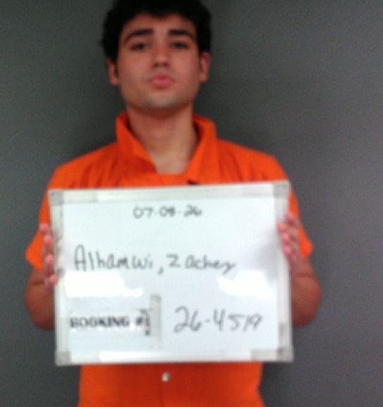 Booking photo of Zachery Alhamwi
