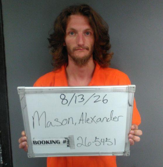 Booking photo of Alexander Mason