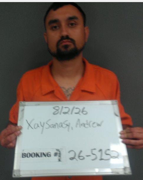 Booking photo of Andrew Xaysanasy