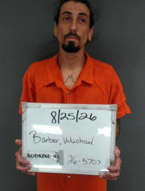 Booking photo of Michael Barber